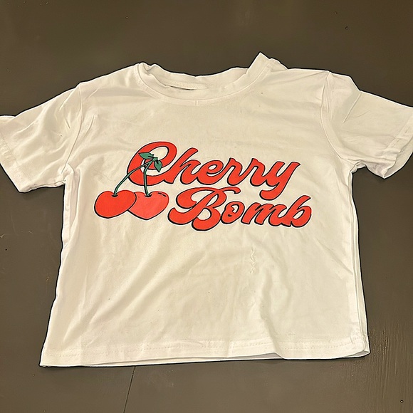 Amazon Tops - Cherry Bomb Baby tee